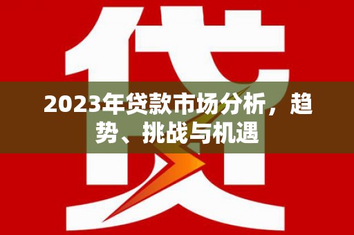 沈河2023年贷款市场分析，趋势、挑战与机遇