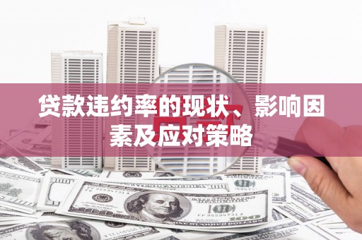 嘉禾贷款违约率的现状、影响因素及应对策略