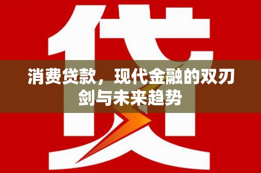 东西湖消费贷款，现代金融的双刃剑与未来趋势