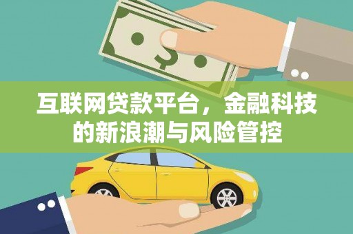 德钦互联网贷款平台，金融科技的新浪潮与风险管控
