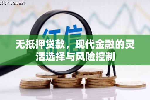 中区无抵押贷款，现代金融的灵活选择与风险控制
