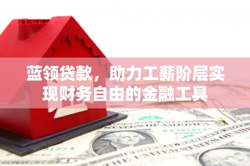 西昌蓝领贷款，助力工薪阶层实现财务自由的金融工具