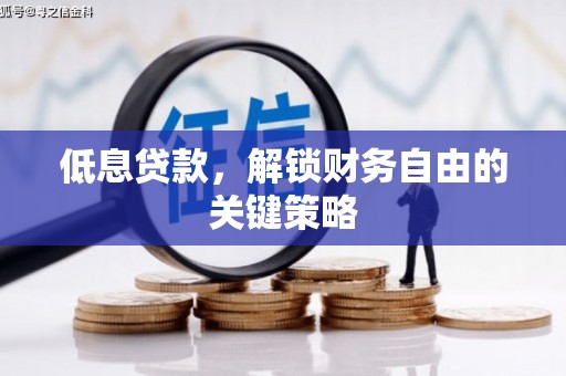 麟洛低息贷款，解锁财务自由的关键策略