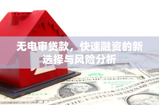 边坝无电审贷款，快速融资的新选择与风险分析