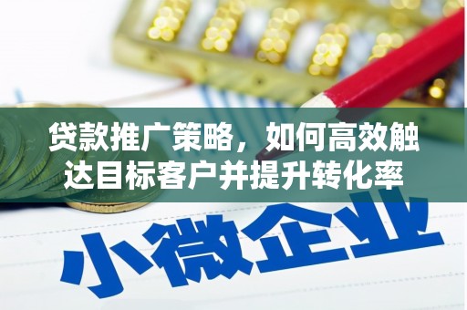 巴中贷款推广策略，如何高效触达目标客户并提升转化率