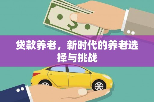 文圣贷款养老，新时代的养老选择与挑战
