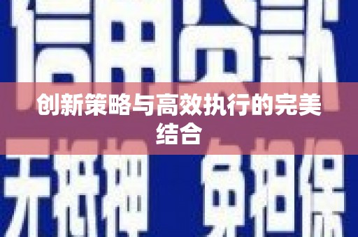 任城创新策略与高效执行的完美结合