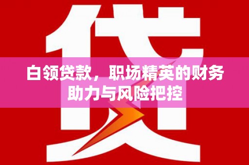 荣县白领贷款,职场精英的财务助力与风险把控 荣县白领贷款,职场精英的财务助力与风险把控
